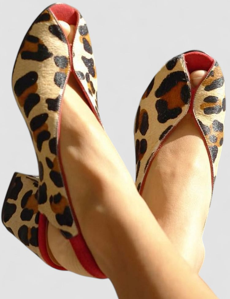 Louison - Sandálias com padrão leopardo
