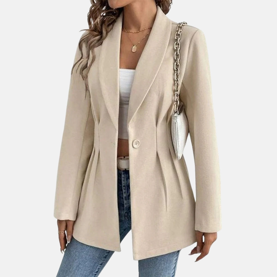 Meliora | Blazer long à bouton unique