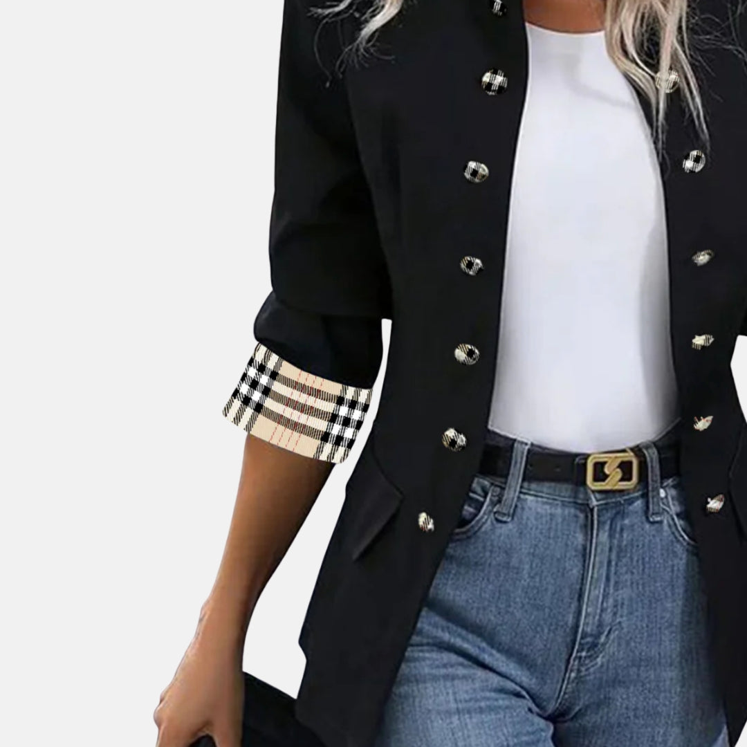 Casanda | Veste chic à boutons décoratifs