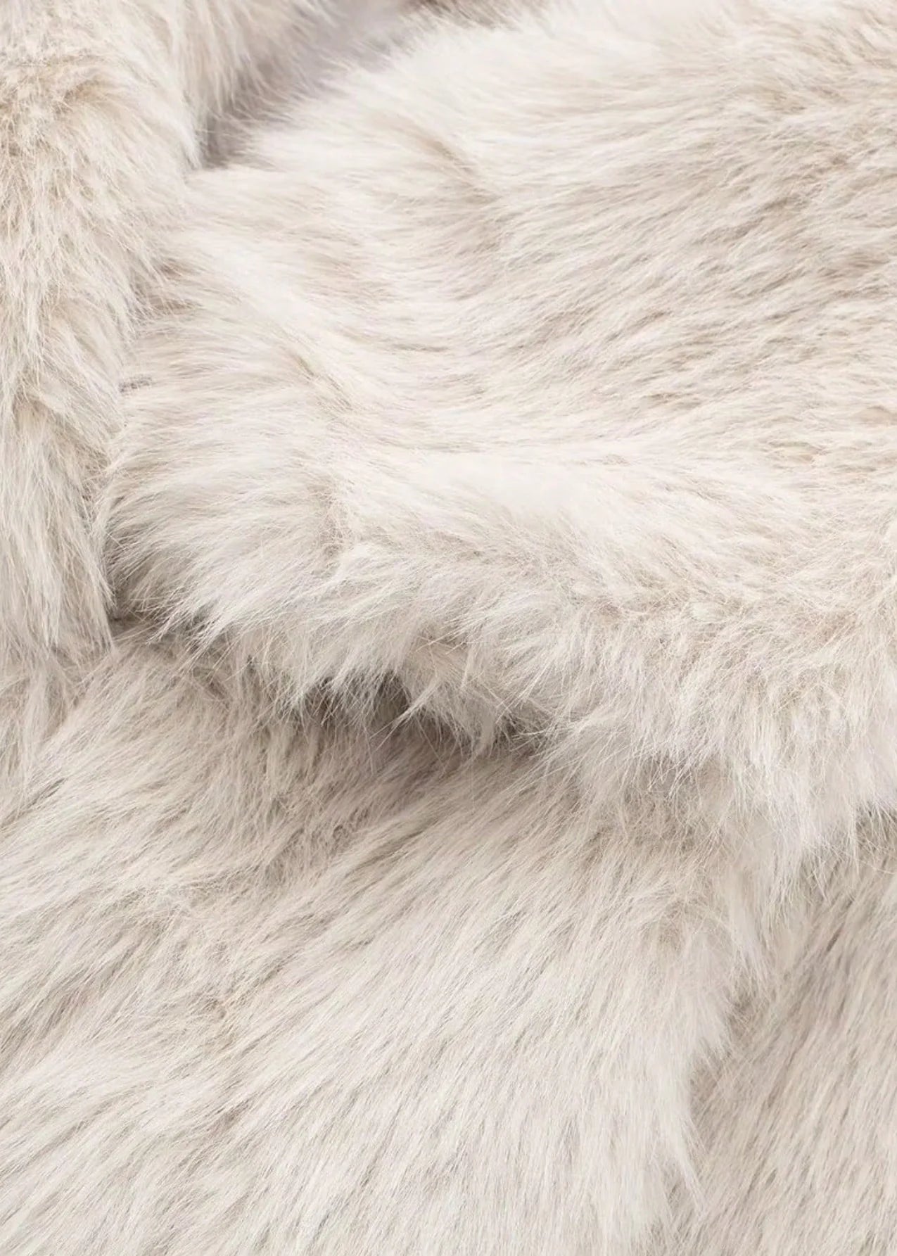 Casaco de Pelo Elegante e Macio com Gola Fofa – Perfeito para o Inverno