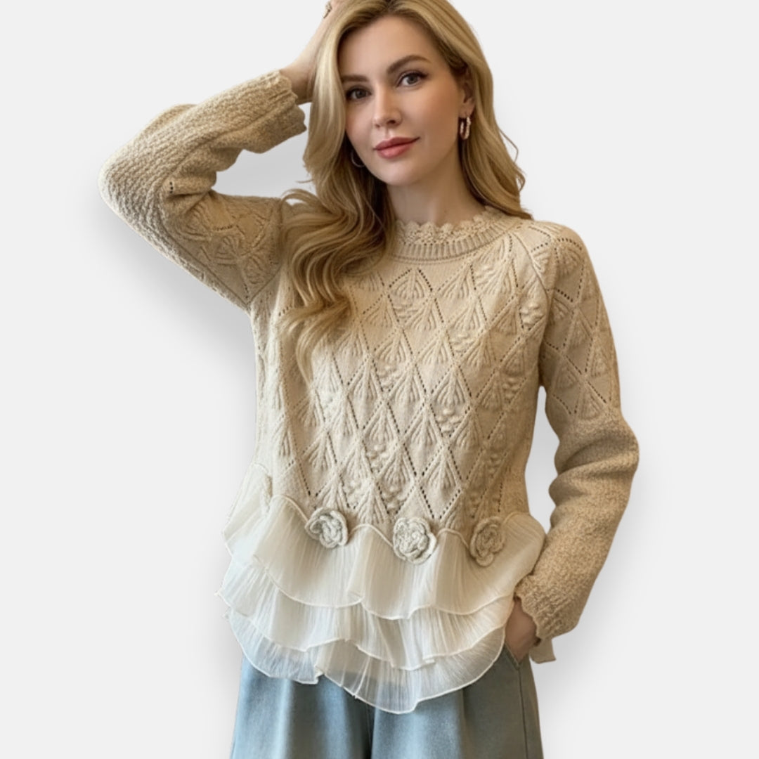 Isadora | Conjunto de malha canelada elegante (3 peças)