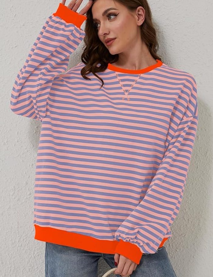 Ashley | Sweater Listrado Brincalhão