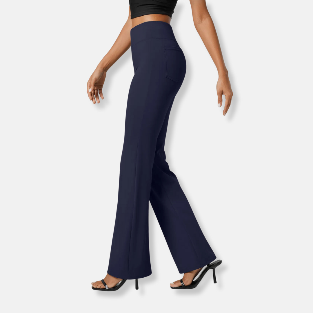 Ione | Pantalon large taille haute