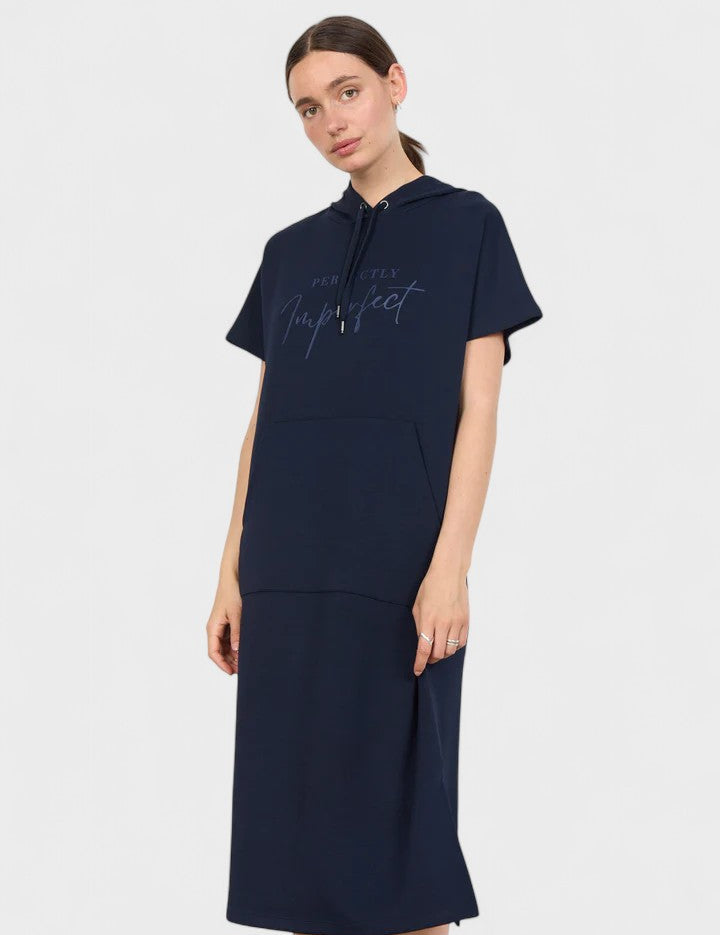 Sásquia - Vestido casual com capuz