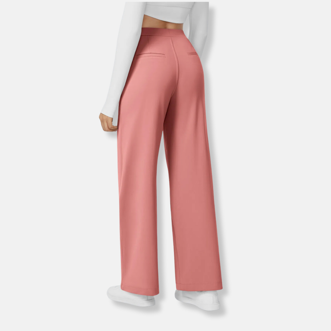 Lina | Calças Largas de Cintura Alta