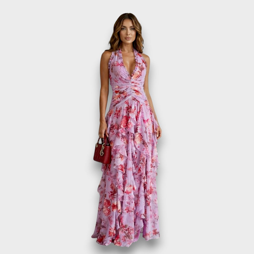 Belladina - Vestido Maxi com Halter