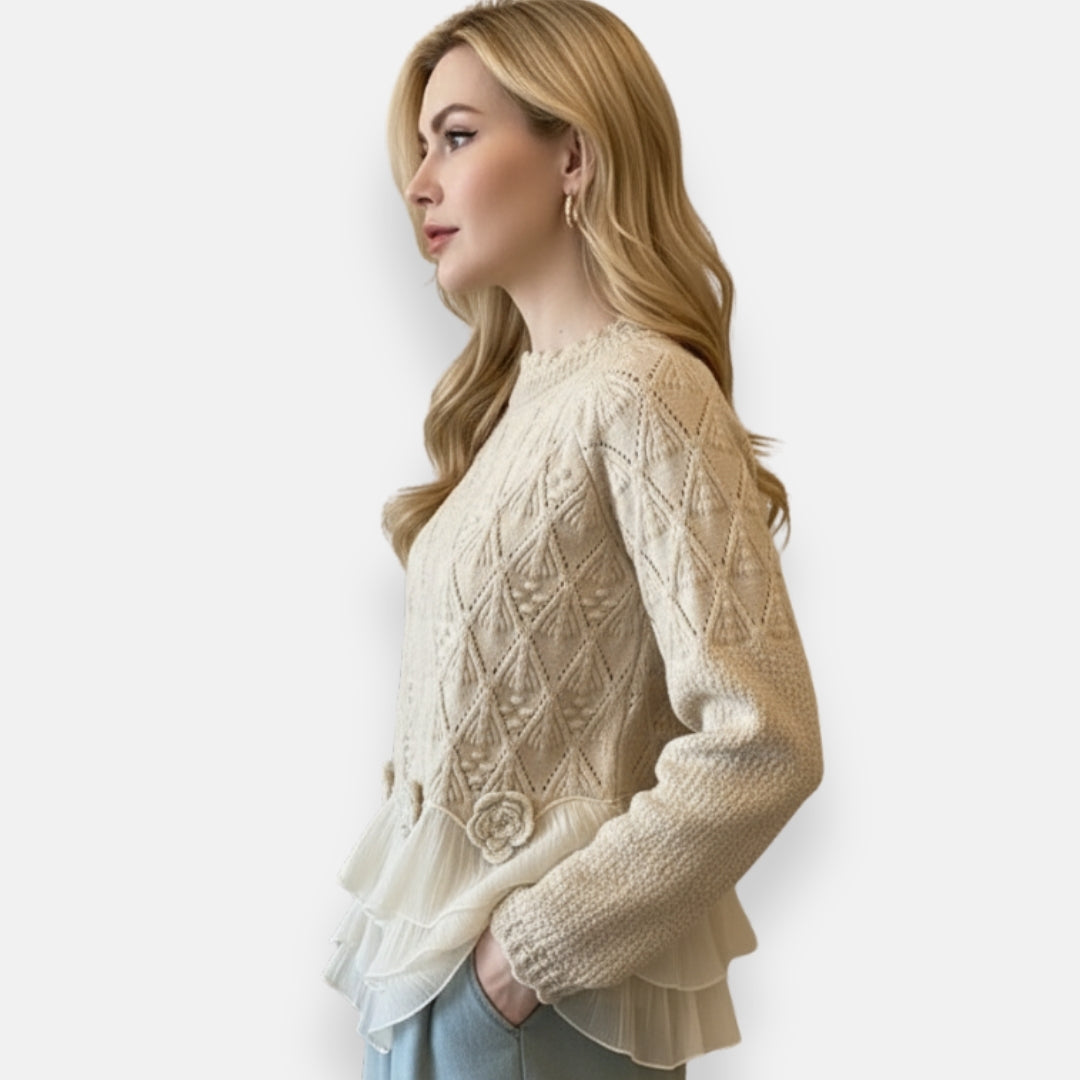 Isadora | Conjunto de malha canelada elegante (3 peças)