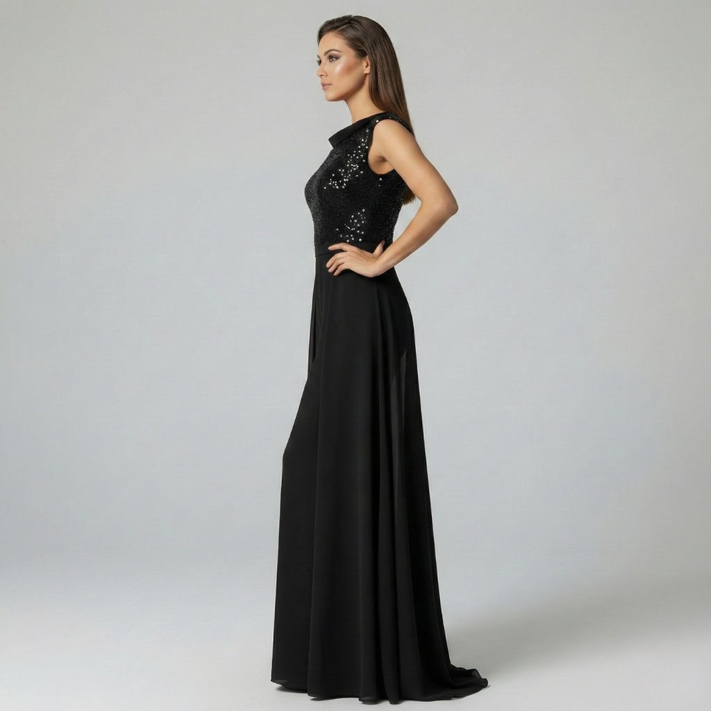 Inês | Conjunto de macacão sem mangas elegante