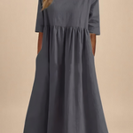 Minea - Vestido Em Algodão Arejado