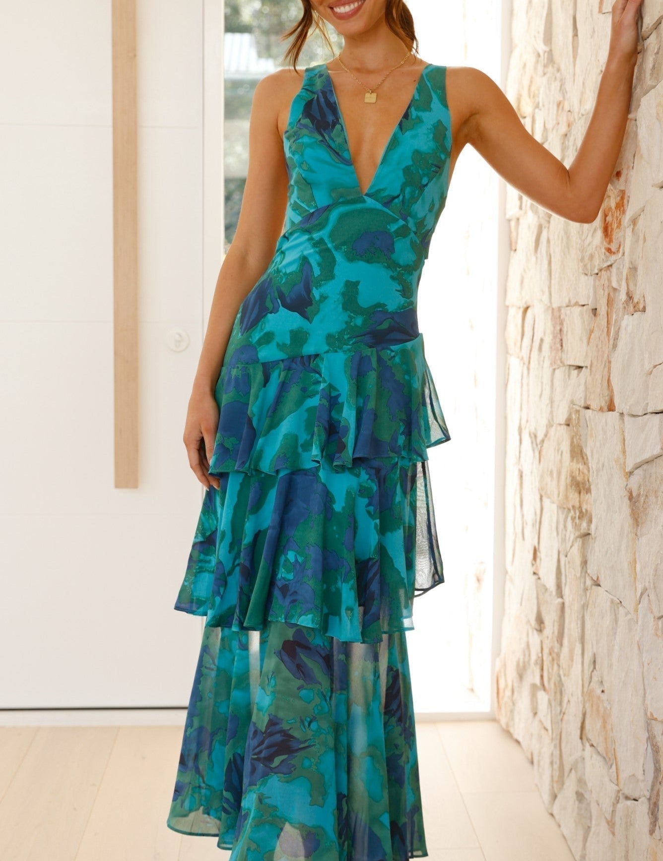 Eli - Vestido Maxi Elegante Verão
