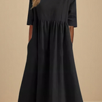 Minea - Vestido Em Algodão Arejado
