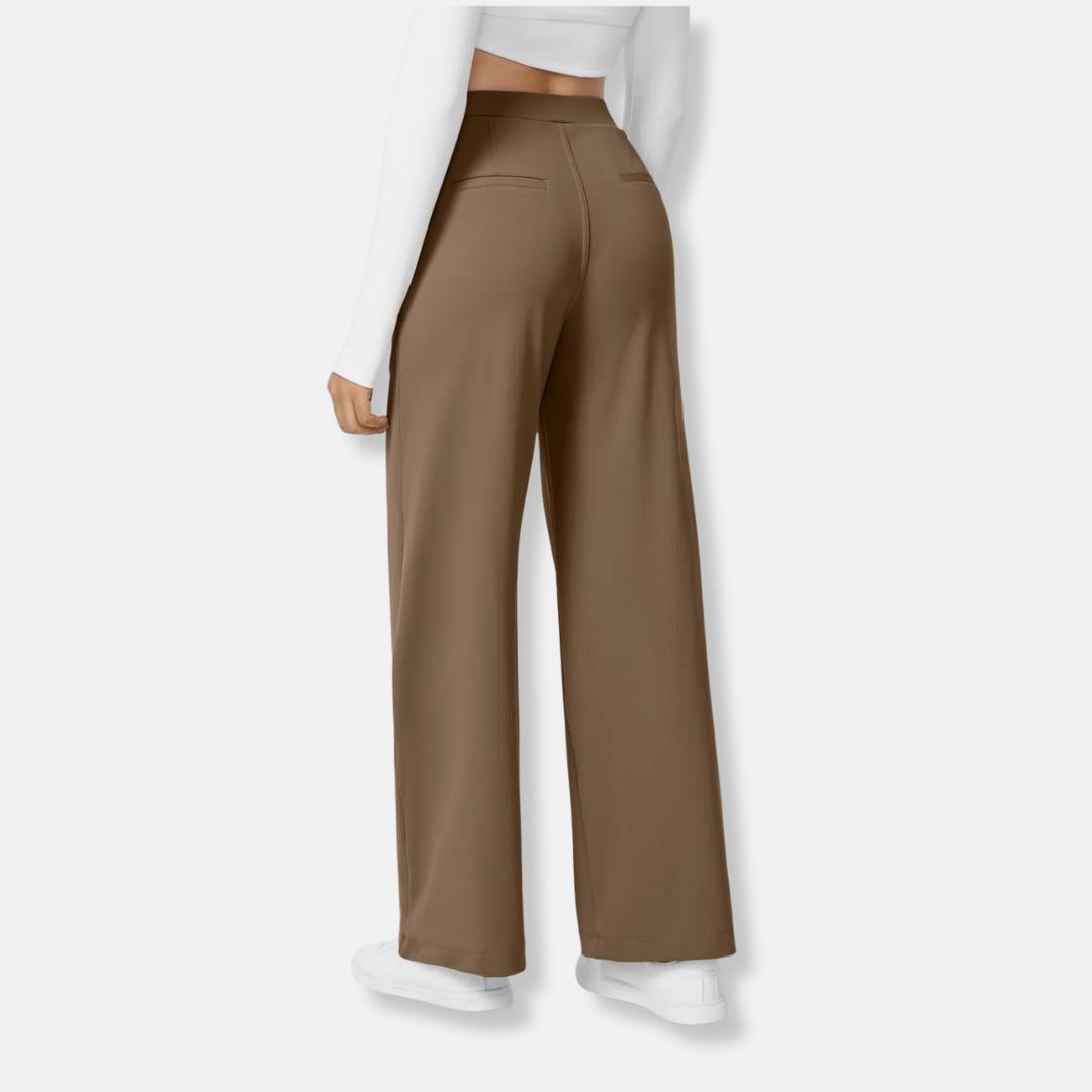 Elena | Conjunto de Calças Largas de Cintura Alta