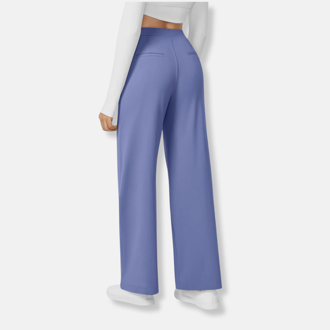 Lina | Calças Largas de Cintura Alta