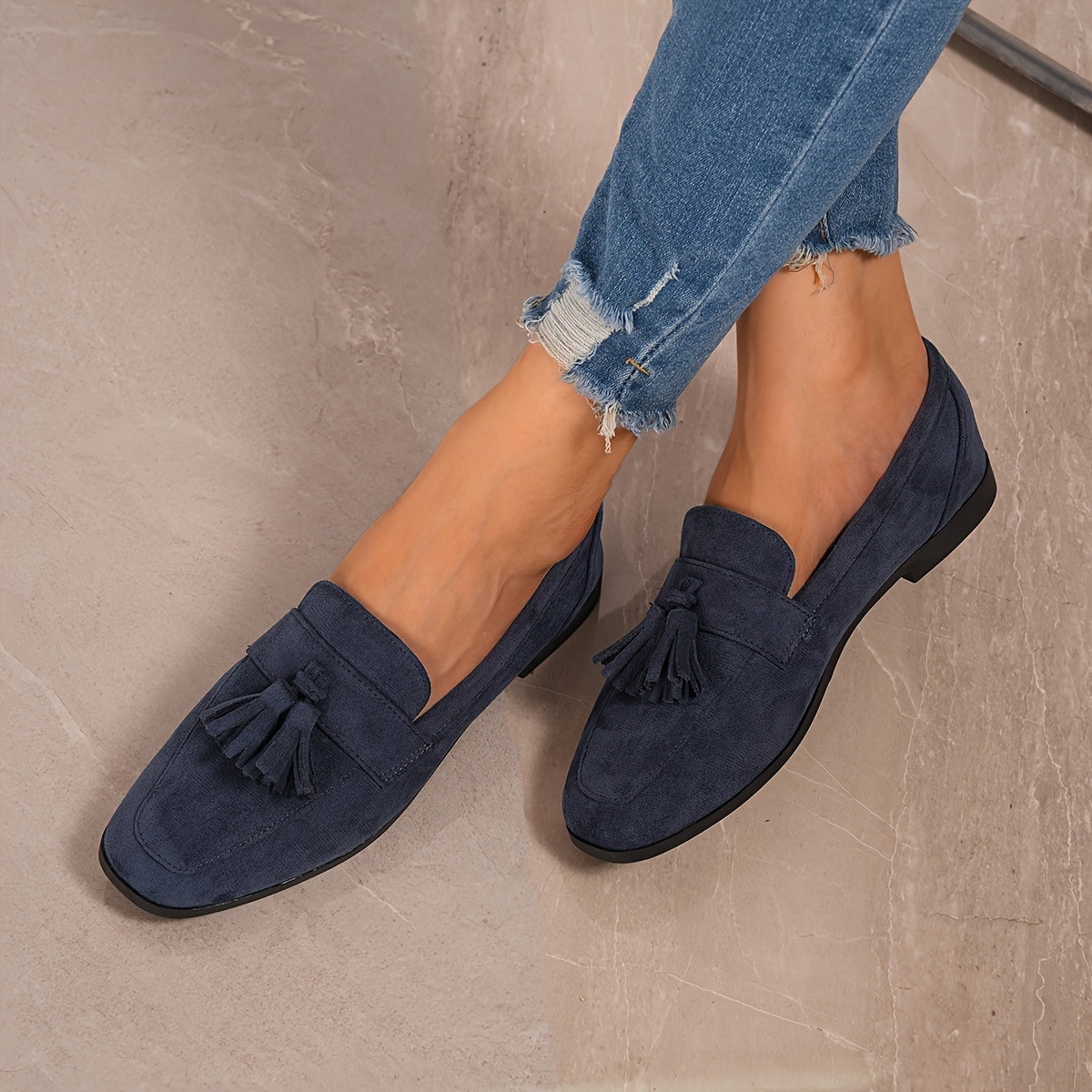 Mocassins Eliane - com apoio e salto plano