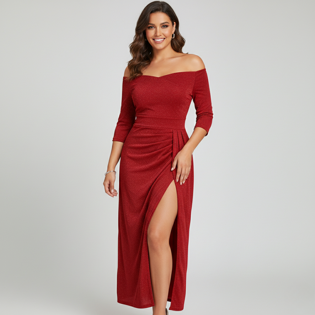 Sofia | Vestido longo chique com corte fluido e elegante