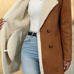 Sobretudo Camel Forrado com Pelo
