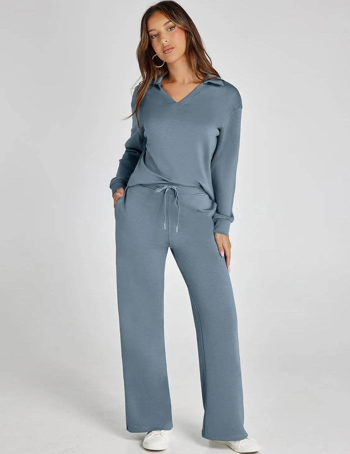 RENÉE™ - Conjunto Minimalista de Dois Peças Confortável