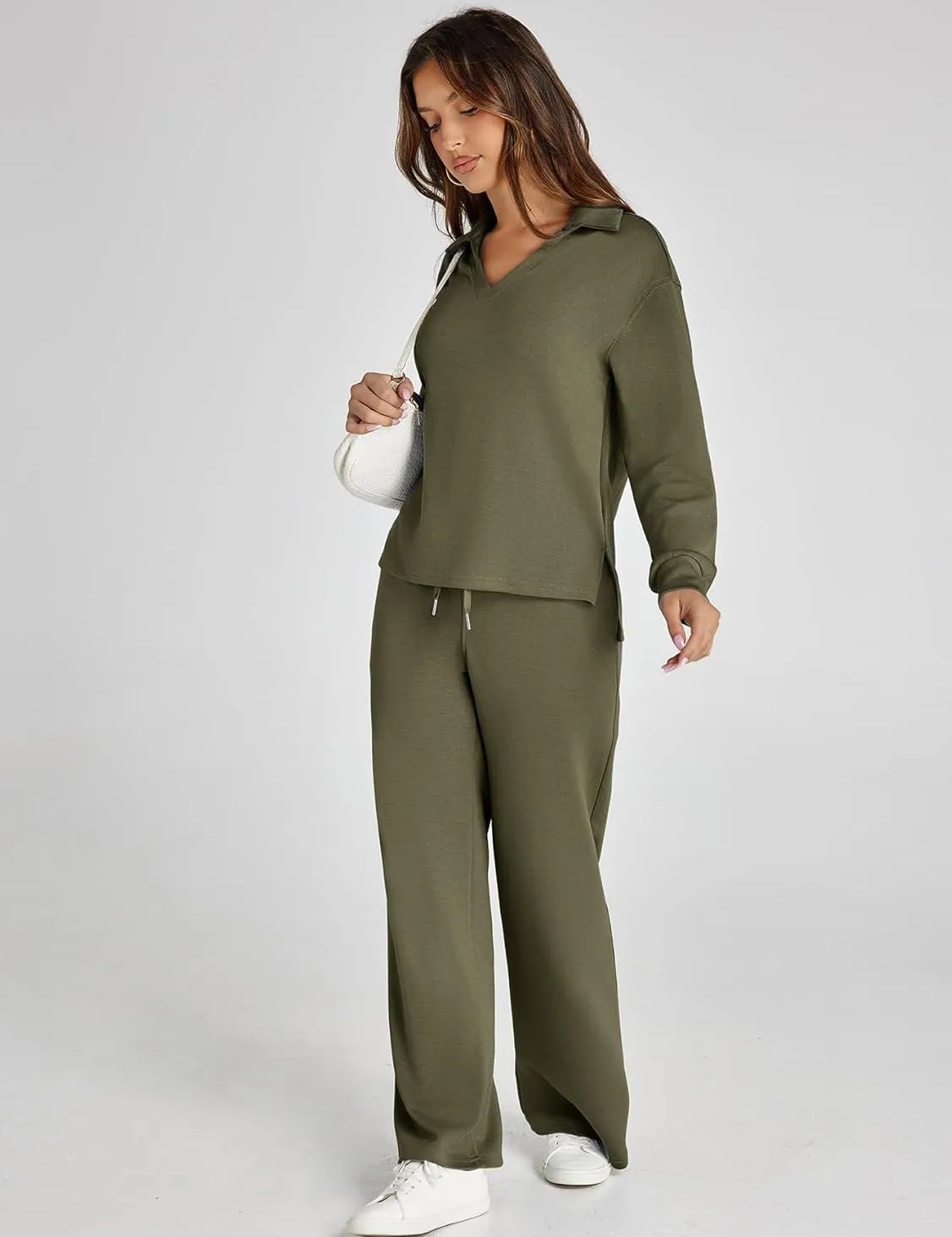 RENÉE™ - Conjunto Minimalista de Dois Peças Confortável