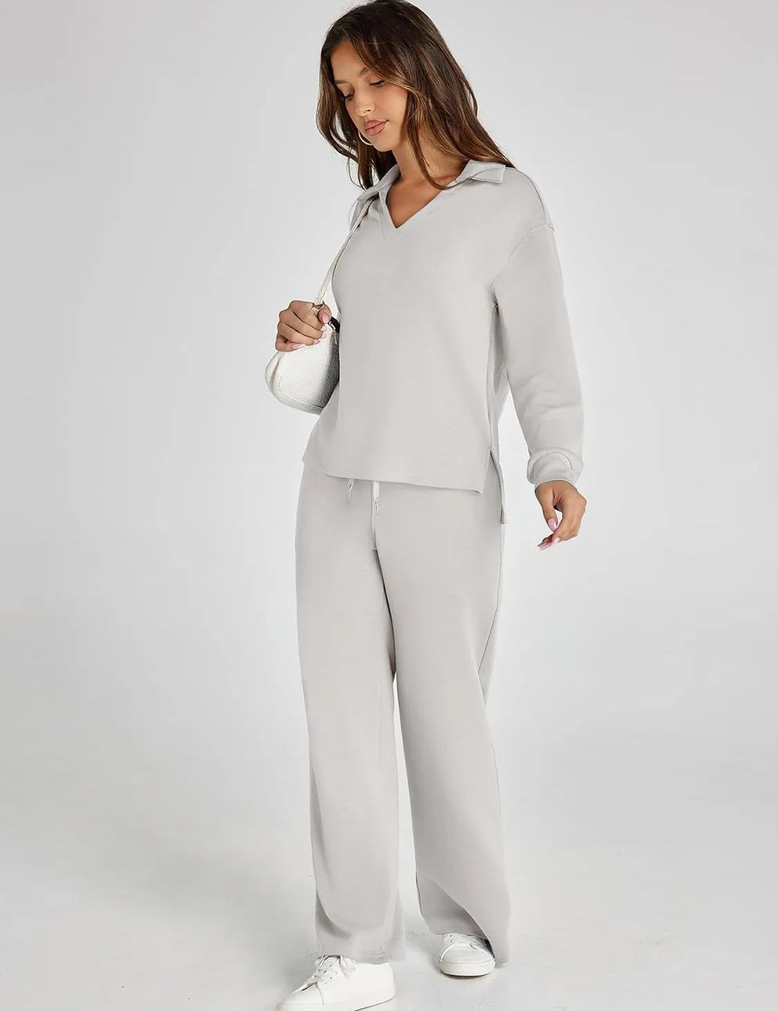 RENÉE™ - Conjunto Minimalista de Dois Peças Confortável