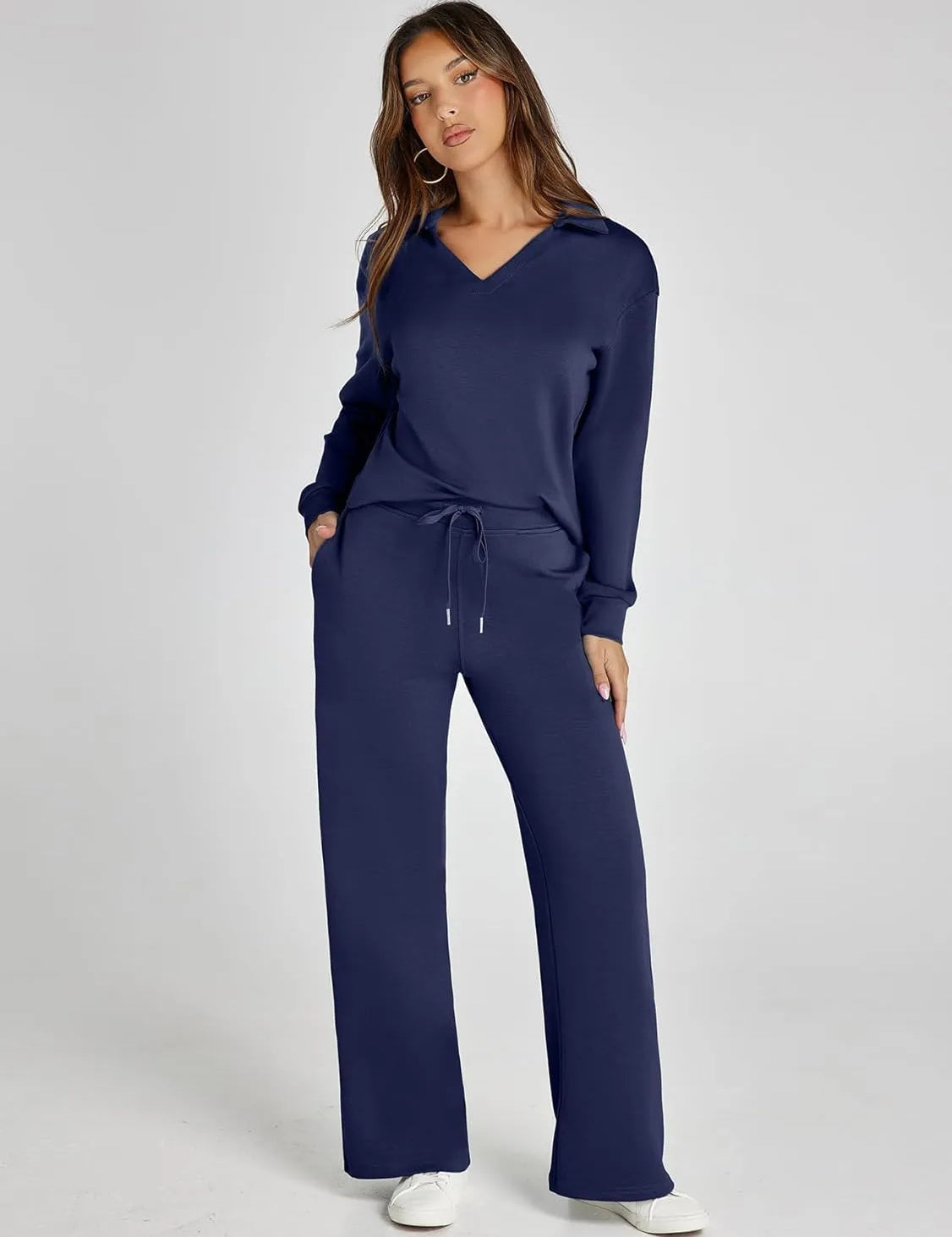 RENÉE™ - Conjunto Minimalista de Dois Peças Confortável