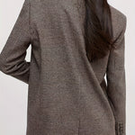 Blazer Alfaiataria com Padrão Elegante