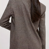 Blazer Alfaiataria com Padrão Elegante