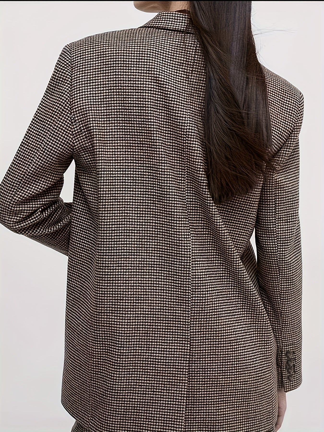 Blazer Alfaiataria com Padrão Elegante