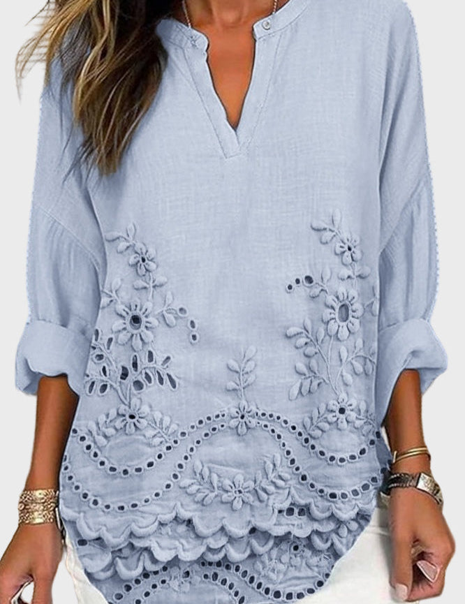Camisa Coastal Bloom
