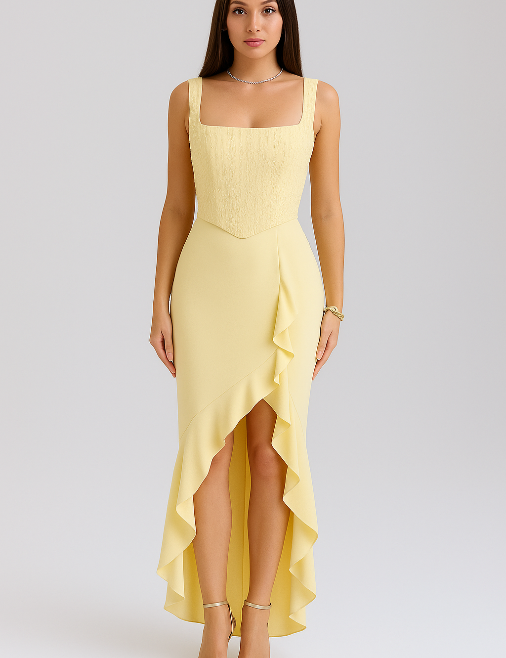 Bela - Vestido Corset em Cetim