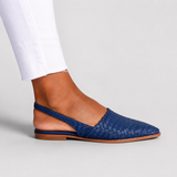 Simone | Mocassins Trançados com Fecho Atrás