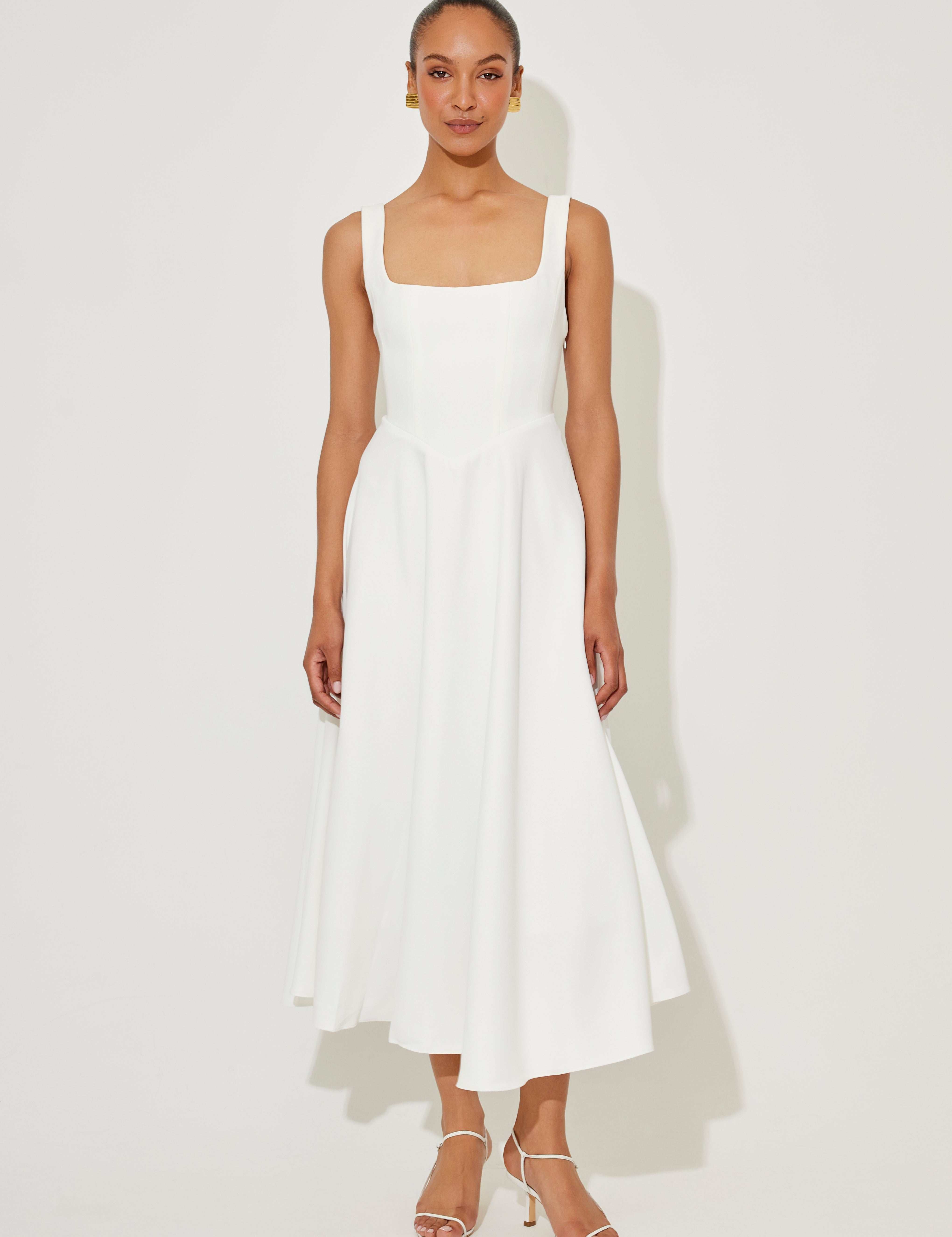 Amélia - Vestido Midi Intemporal