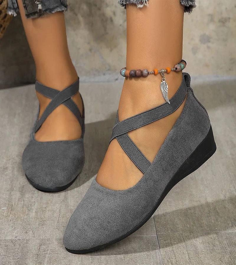 Vittoria | Ballerines fermées avec plateforme – Orthopédiques