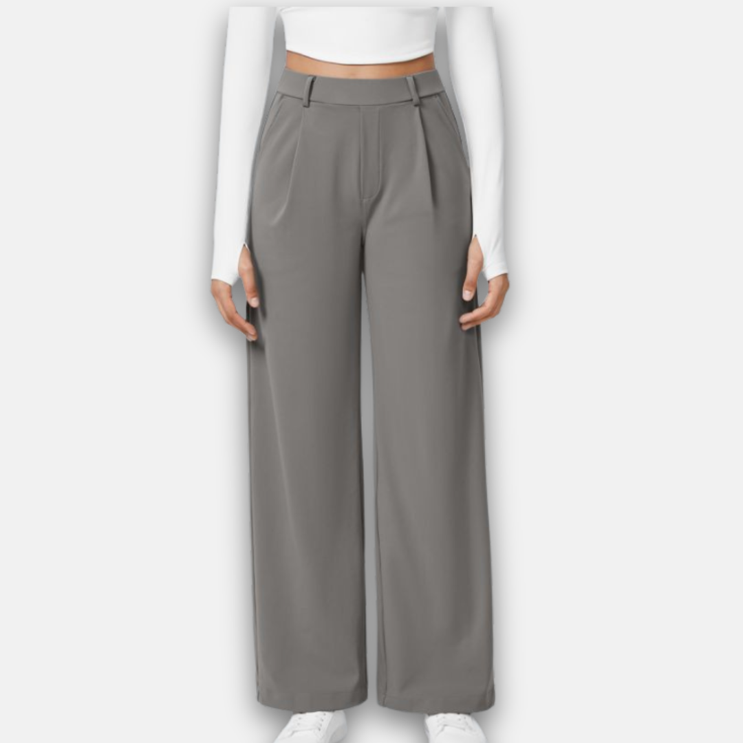 Elena | Conjunto de Calças Largas de Cintura Alta