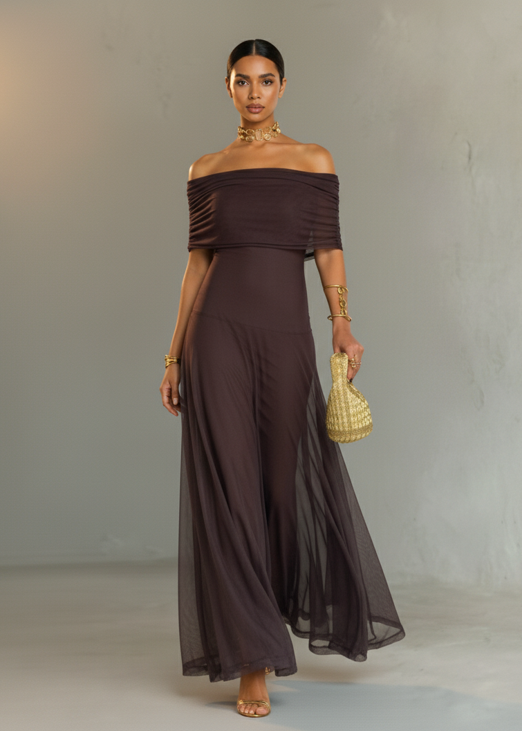 Leonor | Vestido Longo Drapeado
