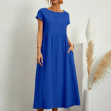 Inês — Vestido midi fluido de elegância intemporal