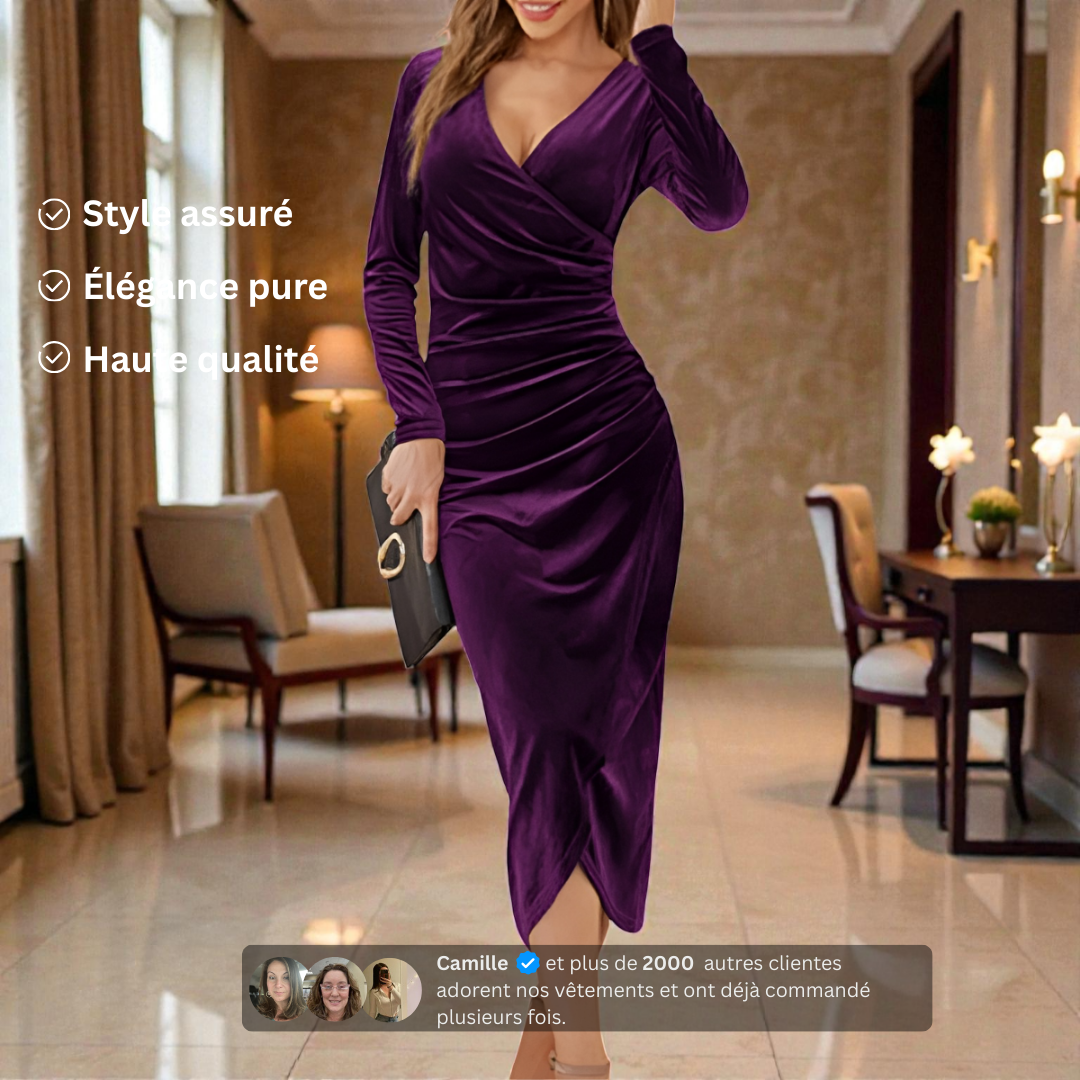 Isadora™ | Conjunto de vestido moderno para a noite