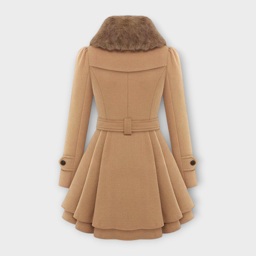 Ema - Casaco Elegante com Pele