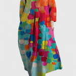 Ana - Vestido Fluido com Estampa