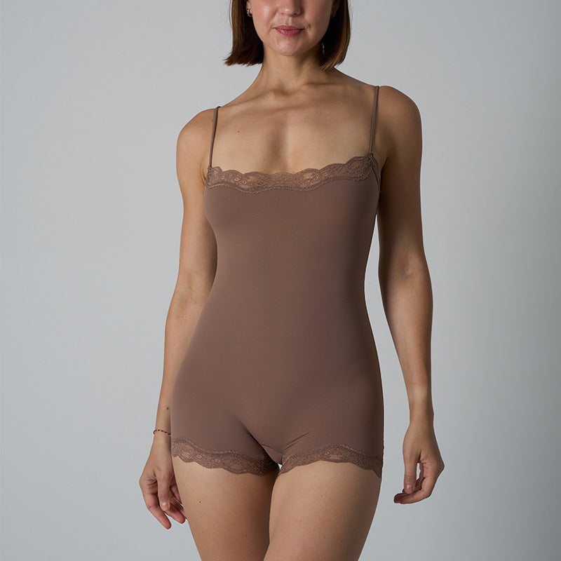 MARILYN™ - Bodysuit Chic Slim Sem Costura com Alças Finas