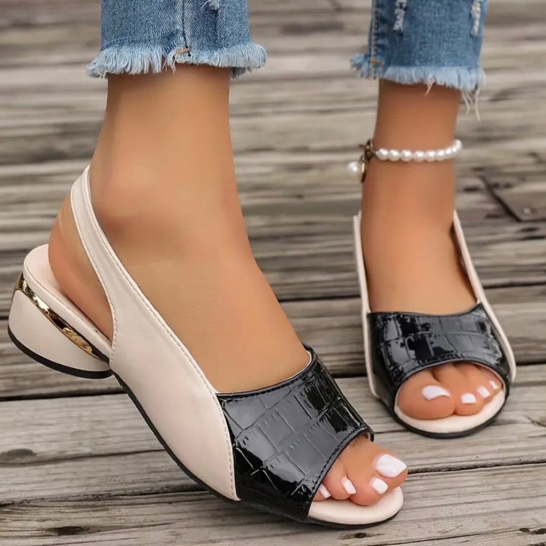 Sandálias Pilar Slingback Elegante
