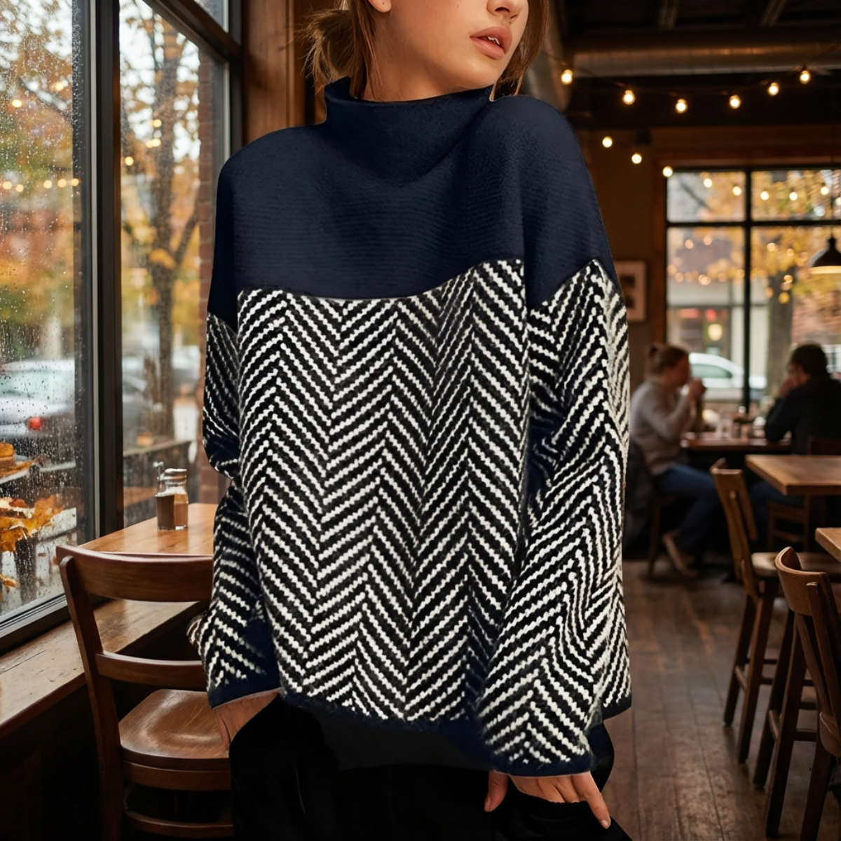 NORAH™ | Pull Col Roulé Élégant