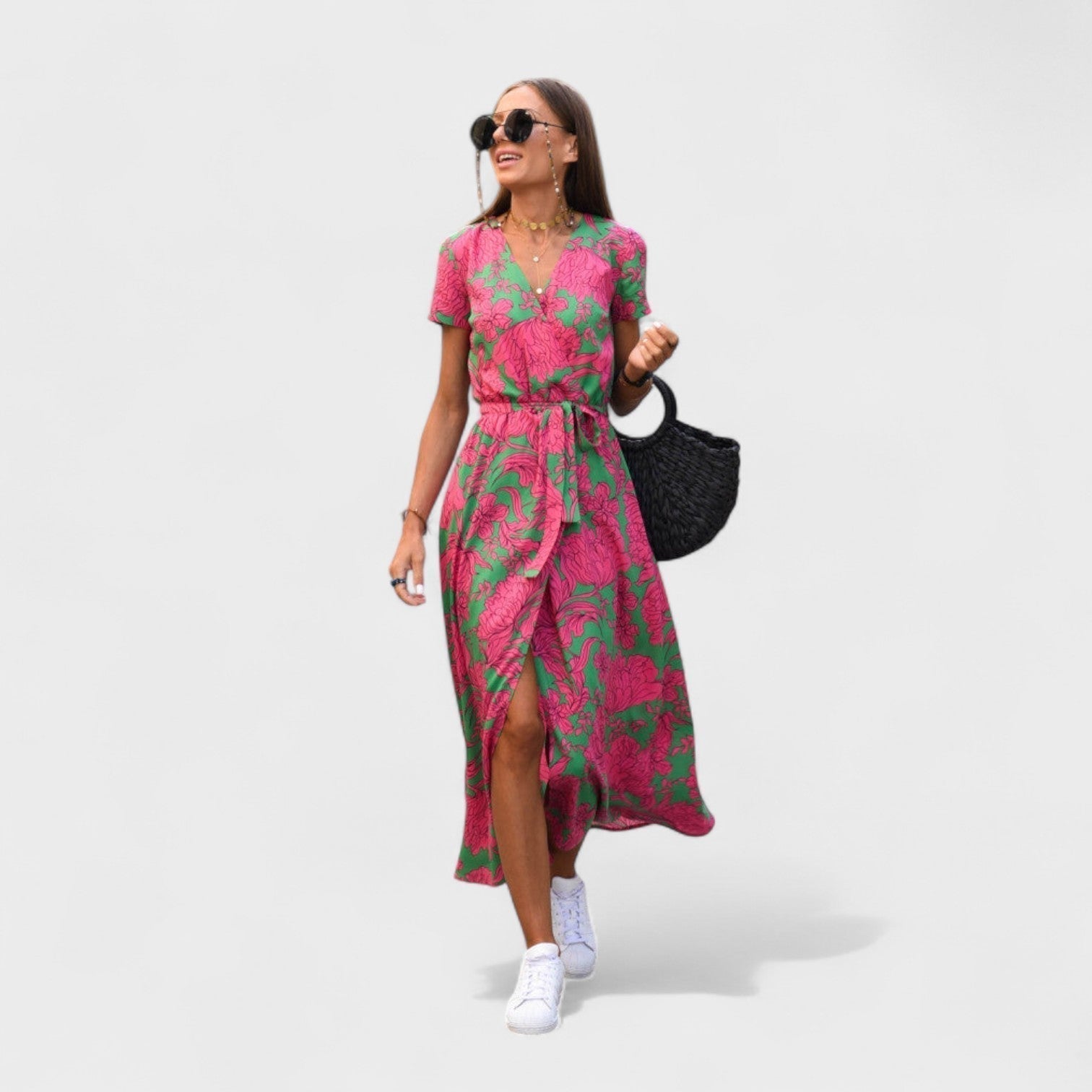 Lírio Rosa - Vestido Boho Chic