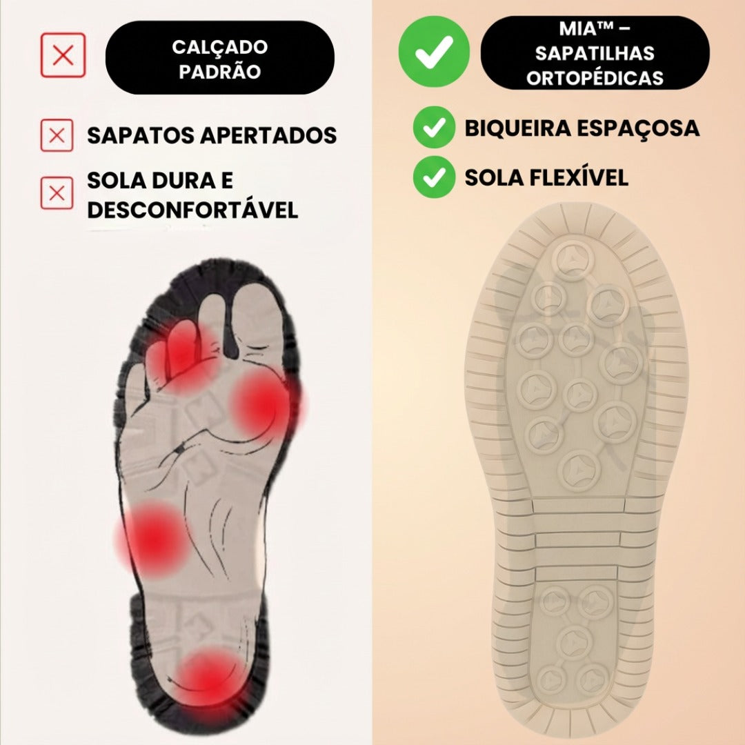 Mia™ – Ténis Ortopédicos Confortáveis e Sem Dor