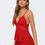 Conjunto de Renda Beijo da Meia-Noite