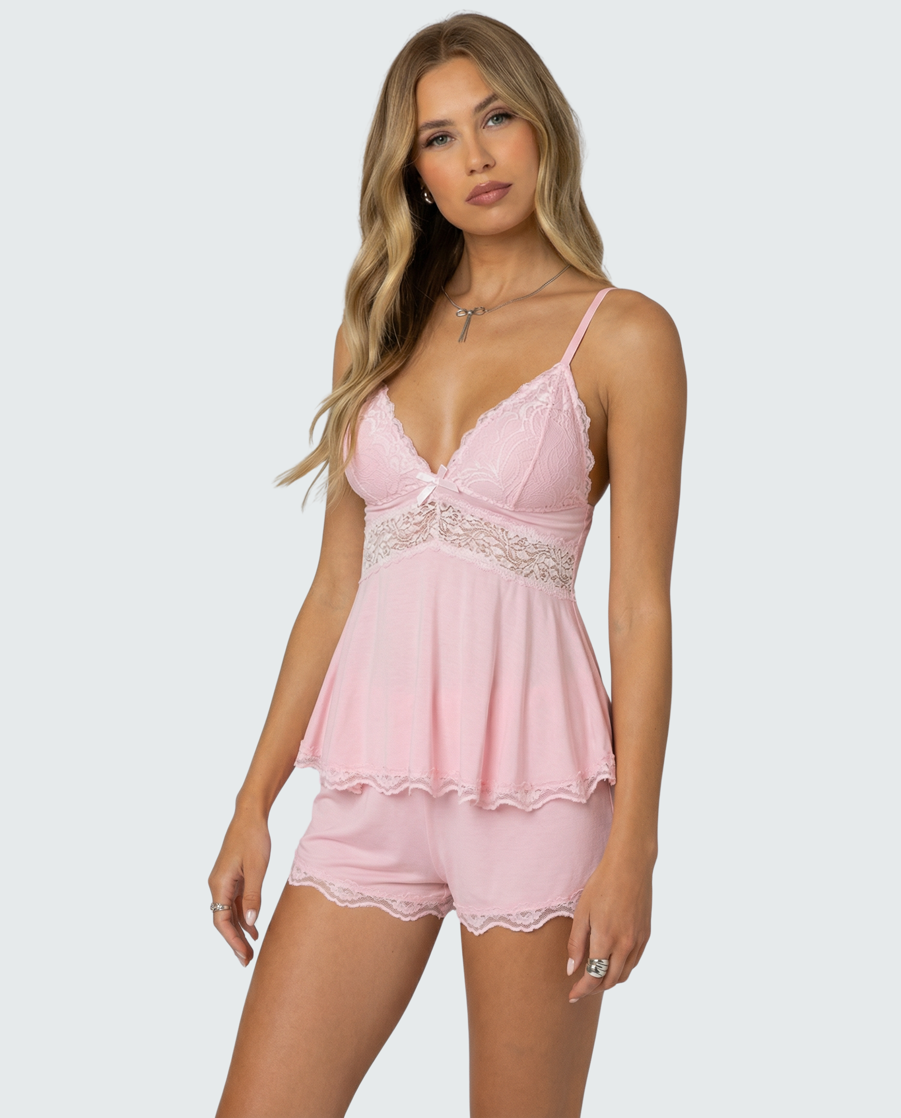 Conjunto de Renda Beijo da Meia-Noite