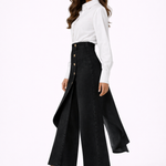 Saia-Calça Leonor Denim Assimétrica