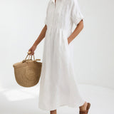 Lysandra™ — Vestido chemise fluido de verão