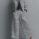 Conjunto Mirelle em tweed com elegância sofisticada