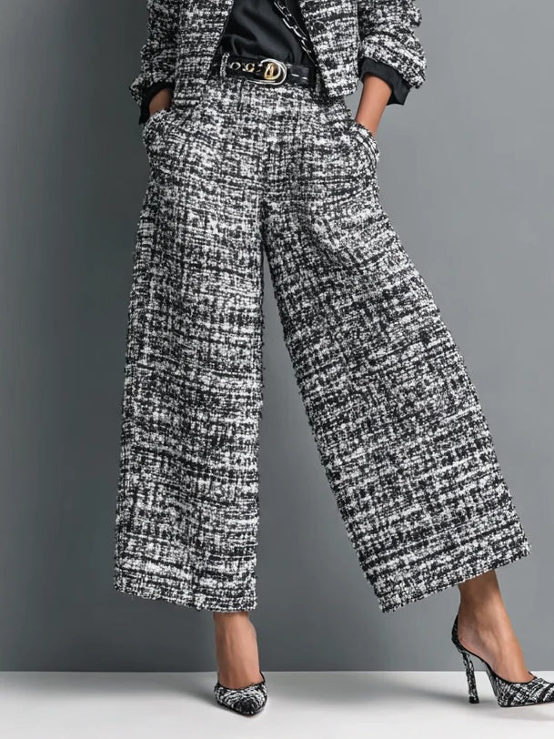 Conjunto Mirelle em tweed com elegância sofisticada