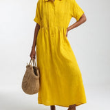 Lysandra™ — Vestido chemise fluido de verão